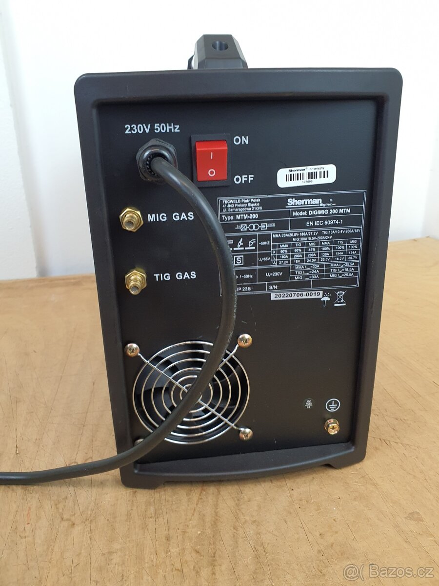 Pulzní svářečka 3 v jednom Sherman DIGIMIG 200 MTM - 7