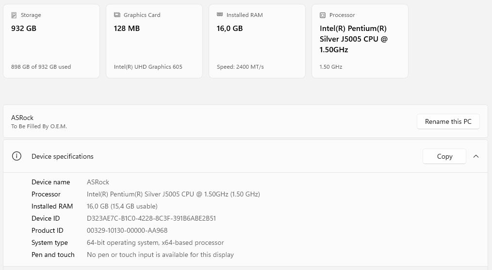 Mini PC / server / multimediální centrum - 7