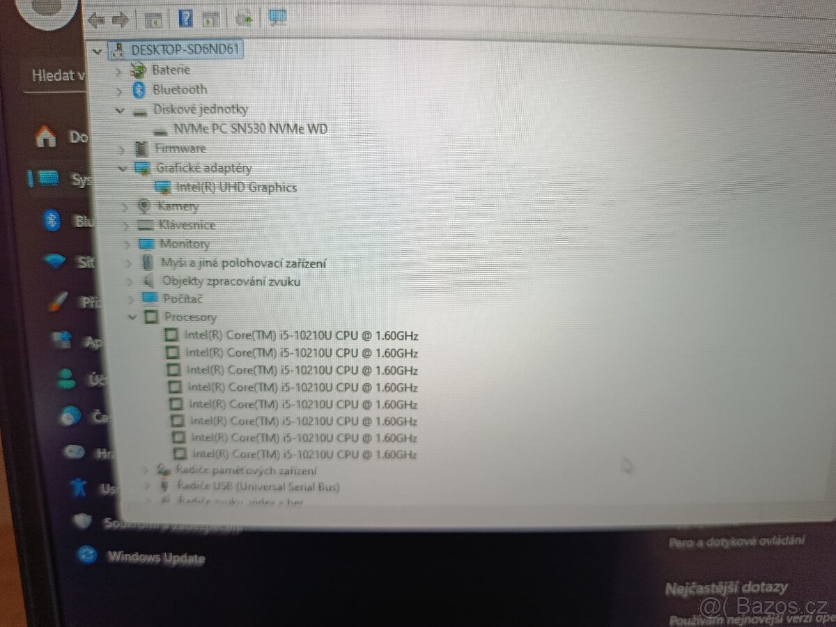 Dell 5510 i5 10.gen 16 RAM 256 SSD - 7