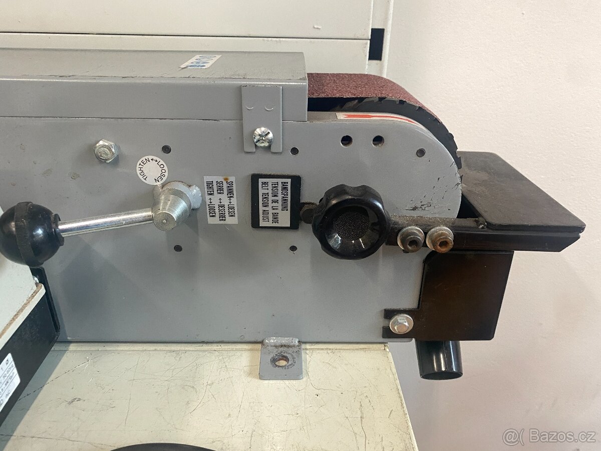 Pásová bruska Huvema HU 100x1220 pro mobilní kovárny - 7