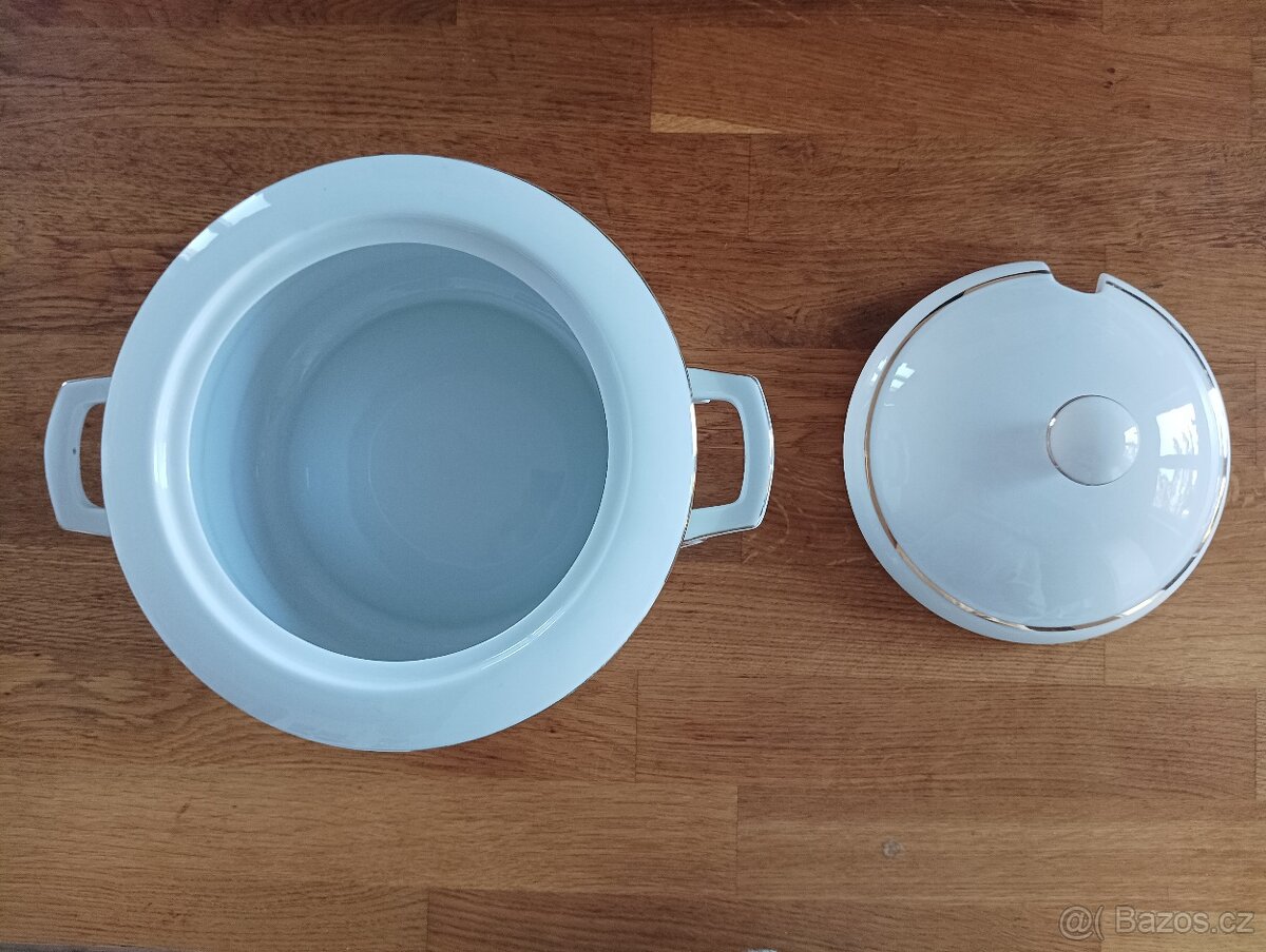 STAROŽITNÁ ART DECO PORCELÁN TERINA KMP BYSTŘÍCE - 7