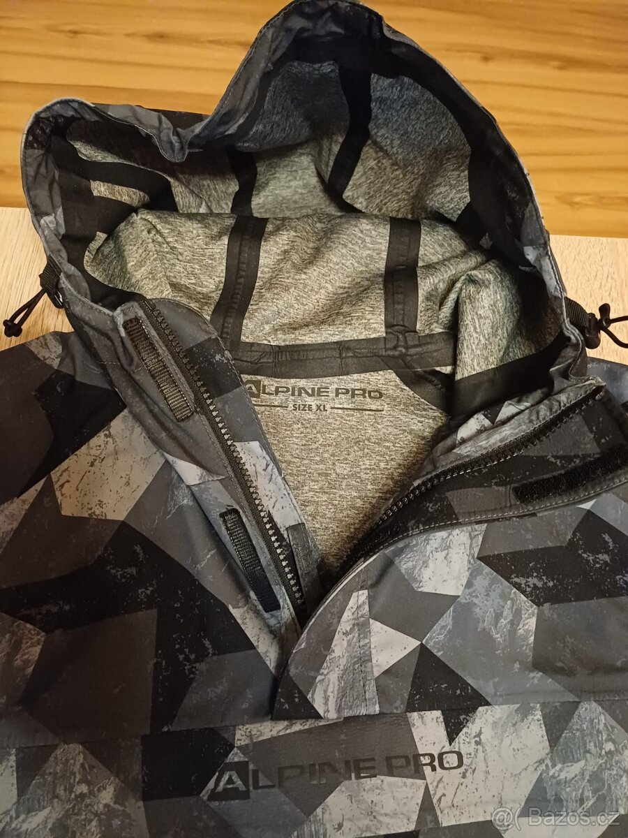 Pánská lyžařská bunda ALPINE PRO AXAT MJCX460 ŠEDÁ vel. XL - 7