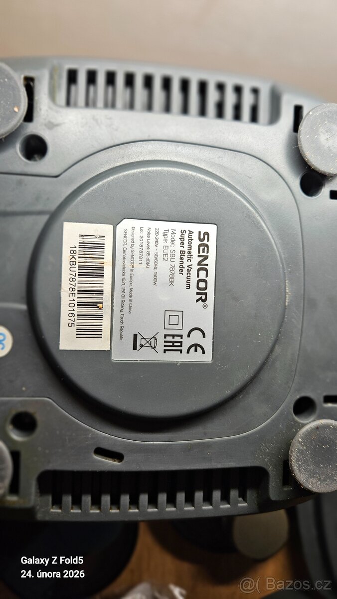 Mixér Sencor SBU 7878BK - 7