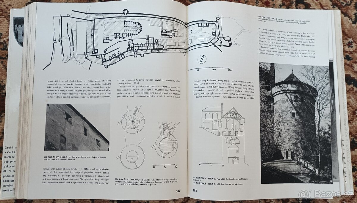České hrady - 1.+2. díl - monumentální kniha - 990 stran - 7