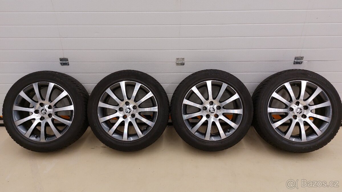 Alu kola Škoda R17 5X112 ZIMNÍ PNEU 225/50 R17 ANNAPURNA - 7