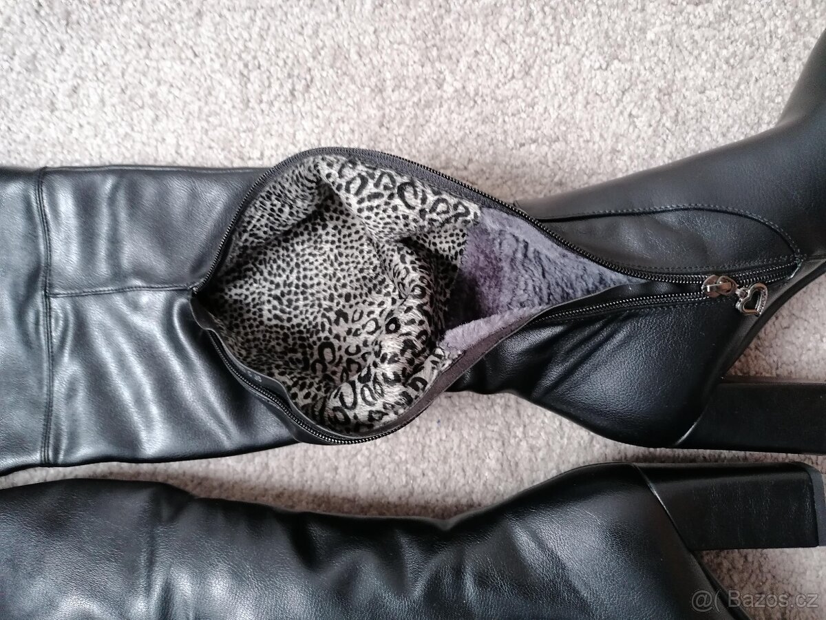 Kozačky nad kolena vel. 38 - 7