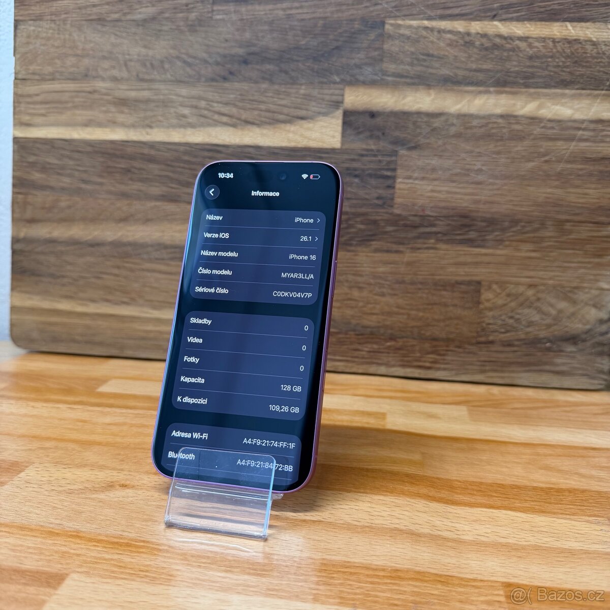 IPhone 16 128GB, pink, 100% baterie, eSIM (záruka) - 7