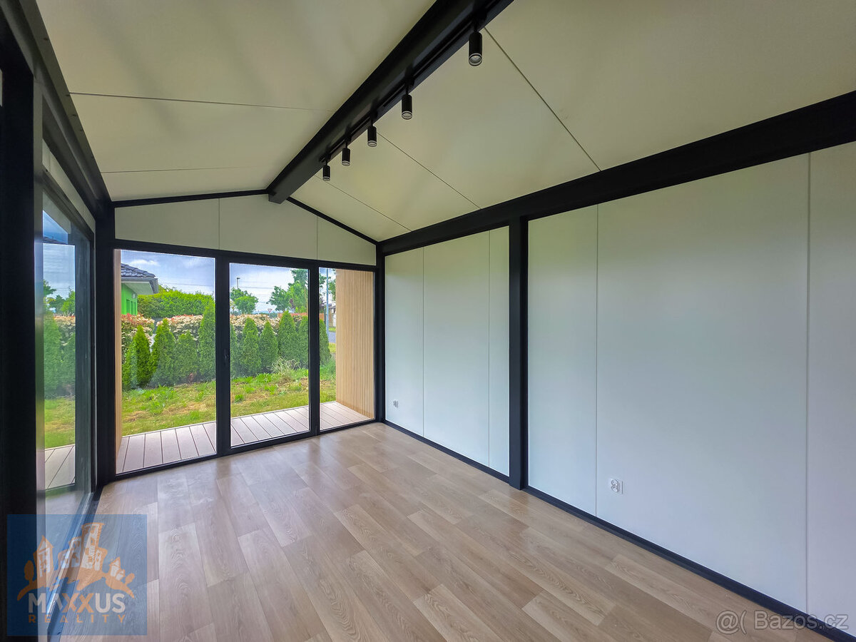 Modulový prefabrikovaný zateplený domek se sedlovou střechou - 7