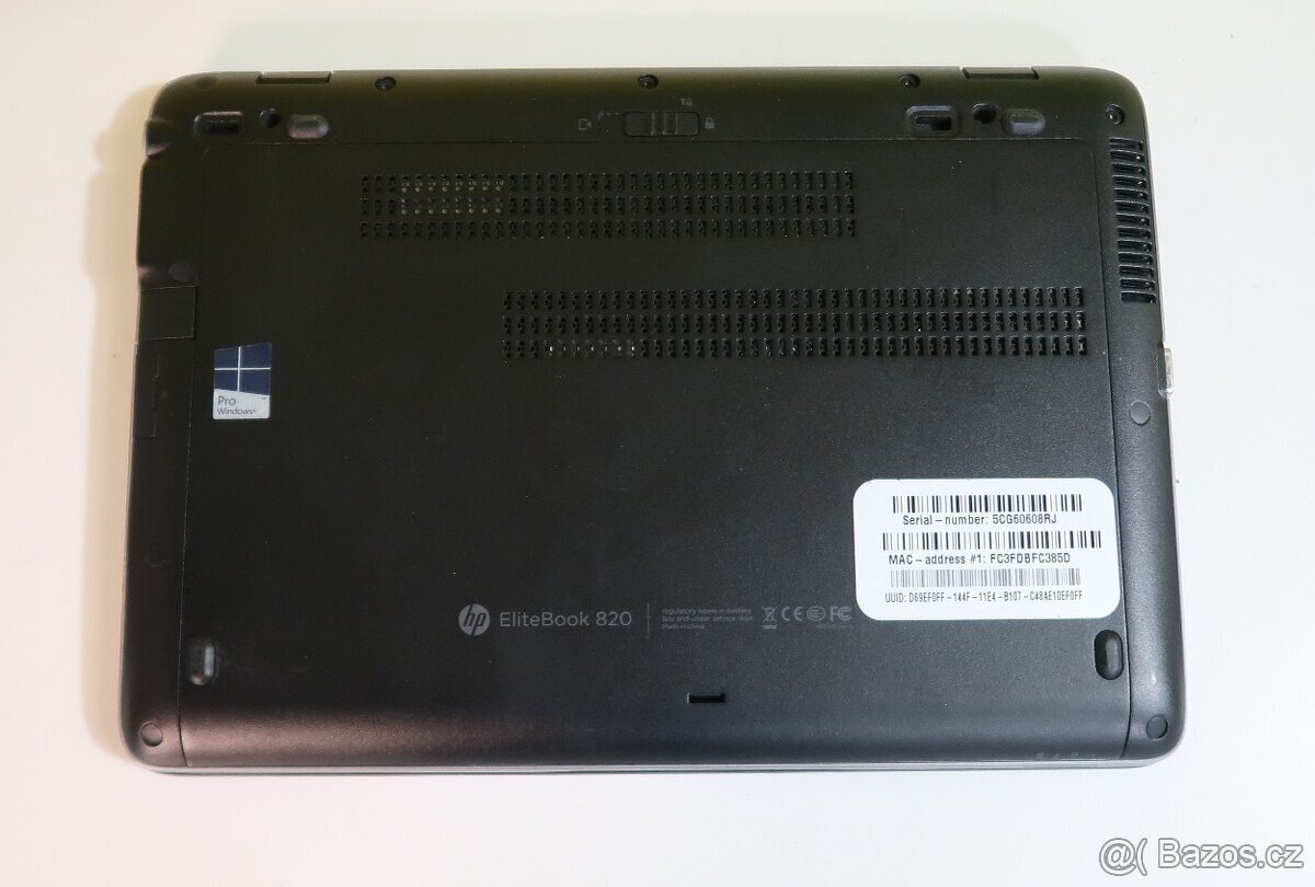 HP ELITEBOOK 820 G2 /i5-5300/8GB/SSD256GB/WEBCAM/W11/ZÁRUKA - 7