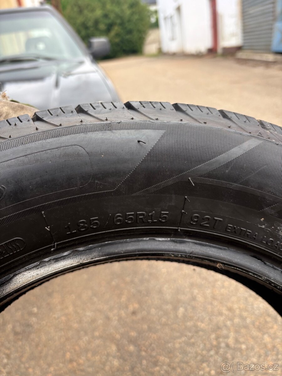 185/65R15 - sada celoročních pneu - 7mm - 7