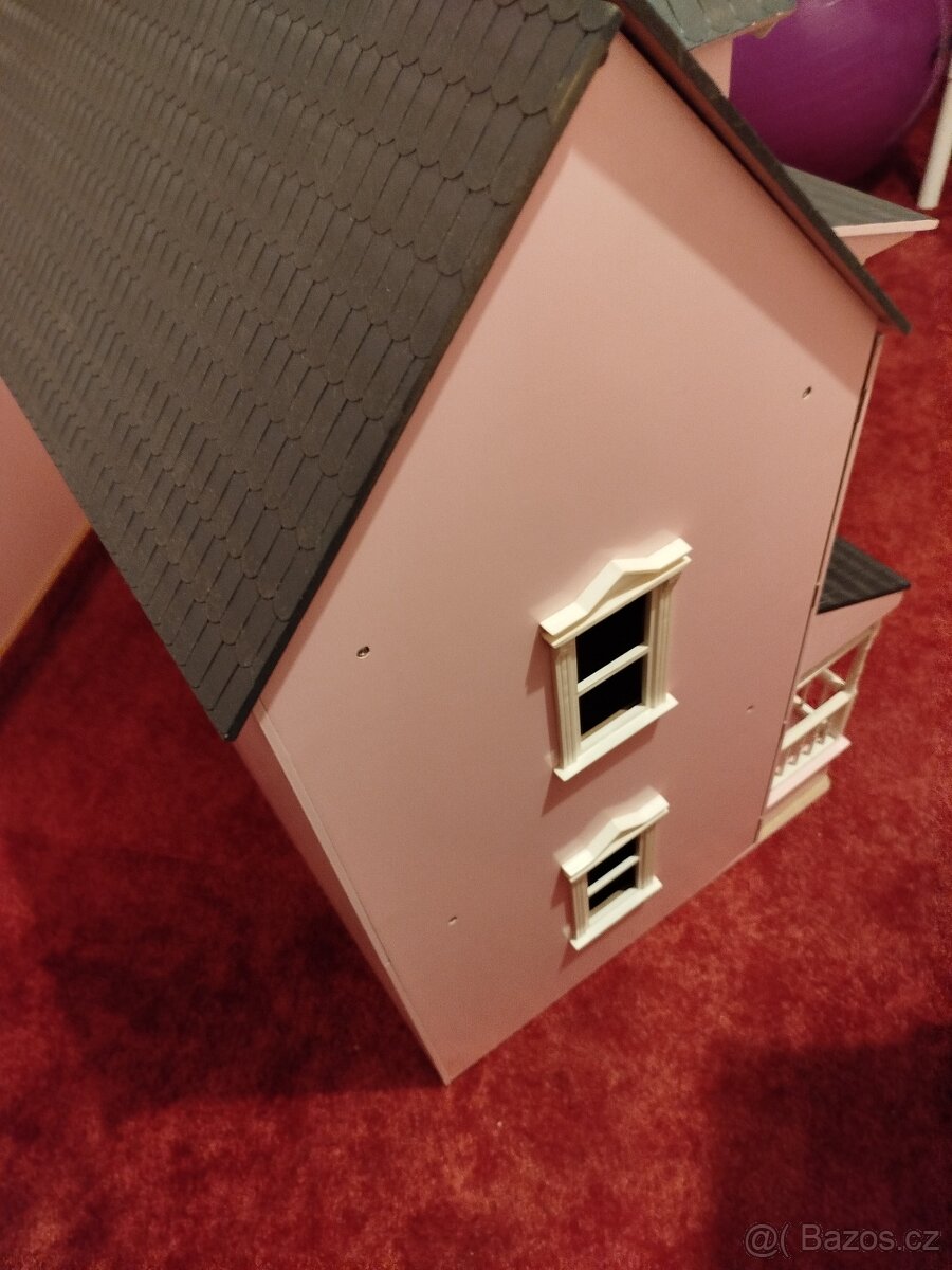 dřevěný domeček pro panenky sběratelský - 7