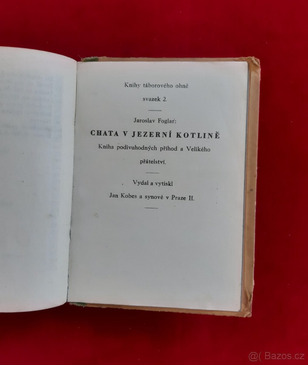 Chata v jezerní kotlině, Jaroslav Foglar, KTO - 7
