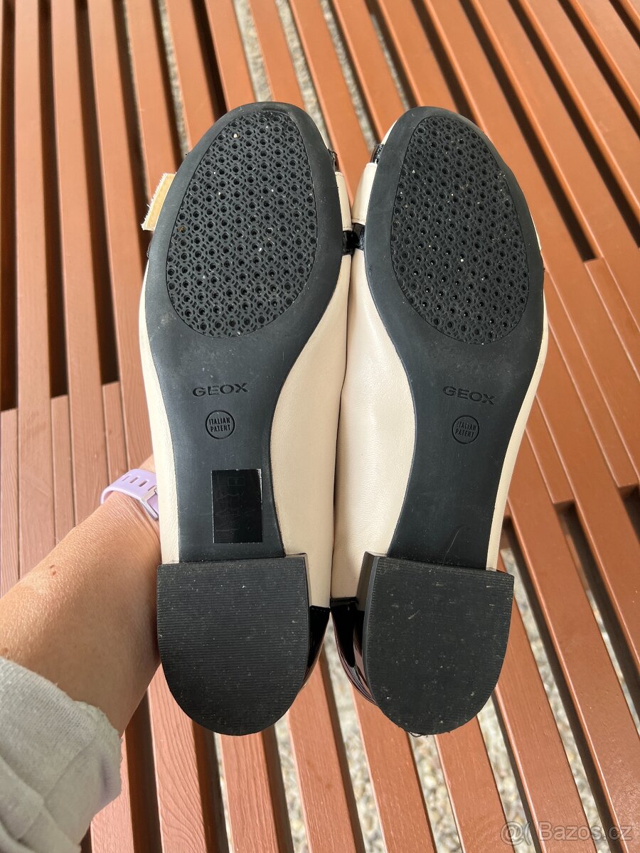 Kožené baleríny GEOX, vel. 39,5 - 1x na noze - 7