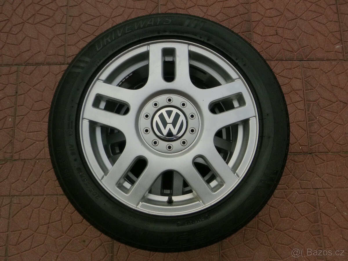 Letní sada alu kola originál VW Golf IV 5x100 6,5Jx16 ET42 - 7