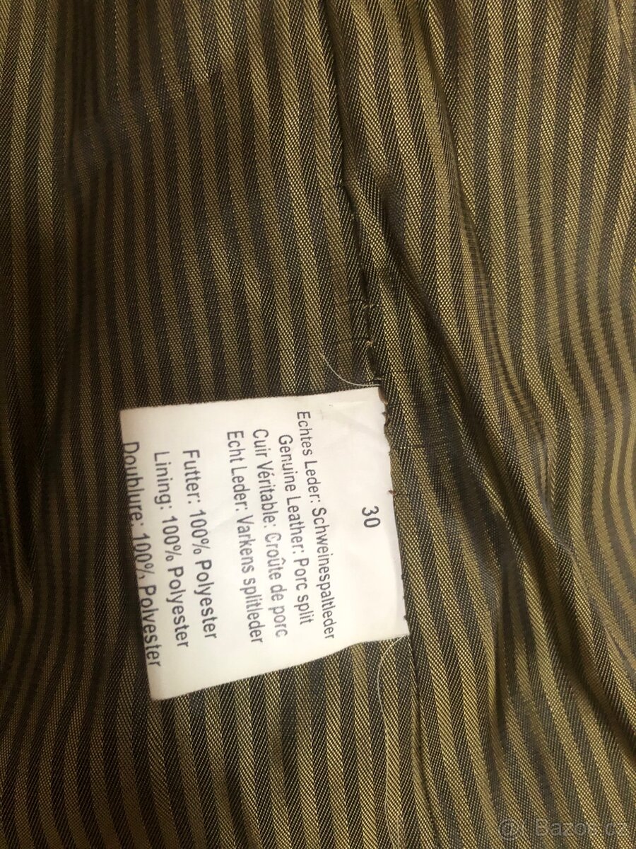 Lehká myslivecká kožená bunda - 7