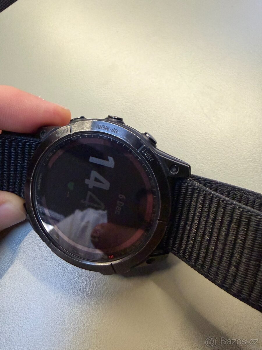 Garmin Fenix 7X Sapphire Solar Black DLC Titanium/Black Band - 7