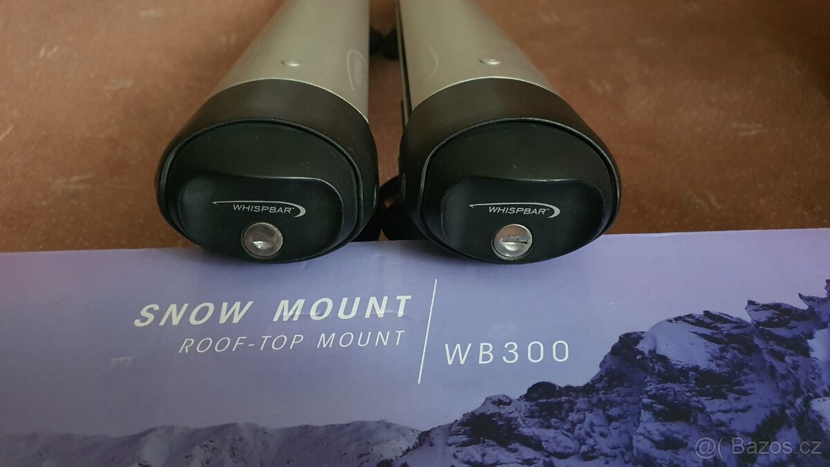 STŘEŠNÍ PŘIČNIKY+NOSIČE LYŽI - WHISBAR - USA - SUPER CENA - 7