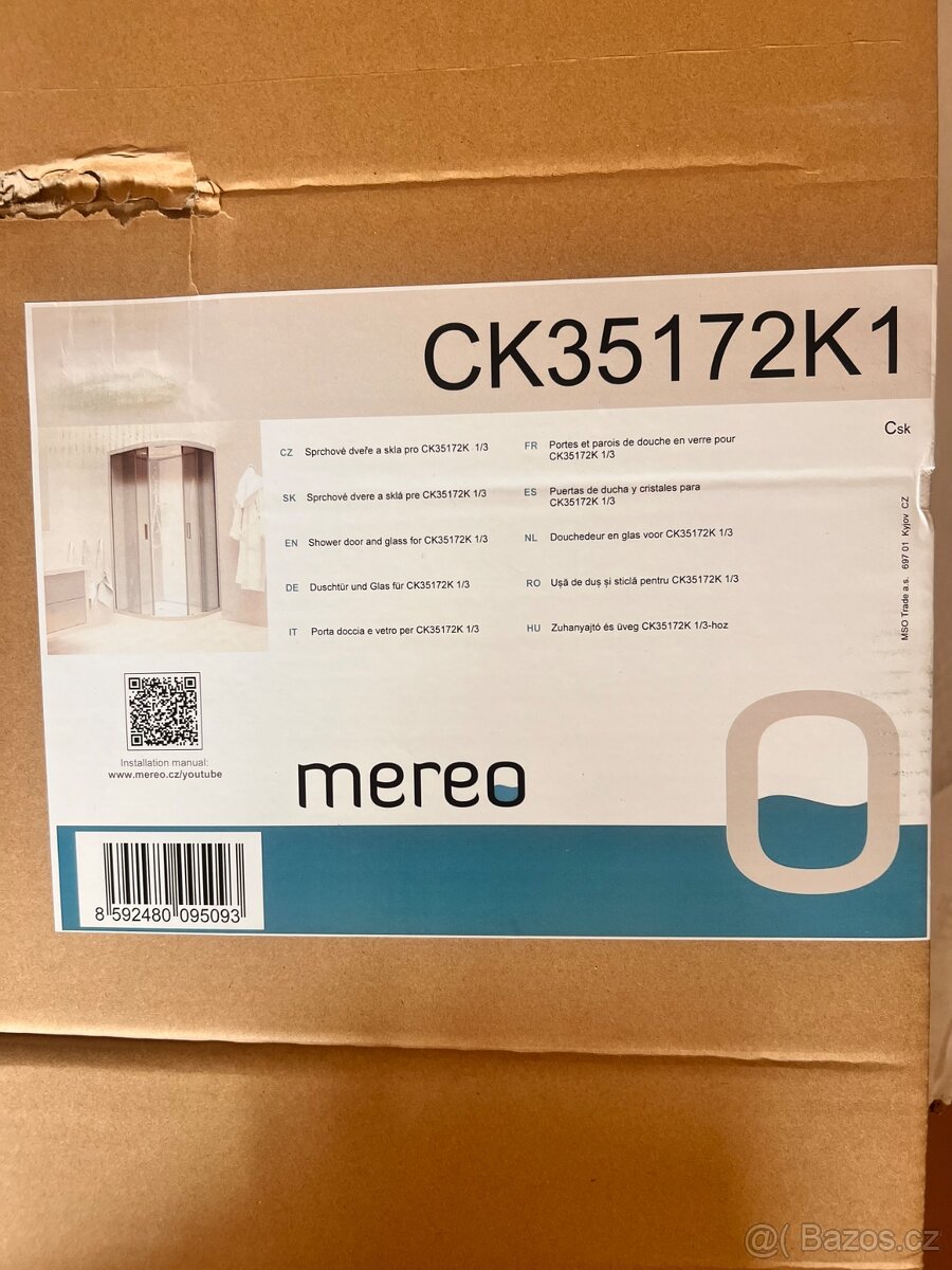 Prodám nový sprchový kout (box) Mareo 80cm. - 7