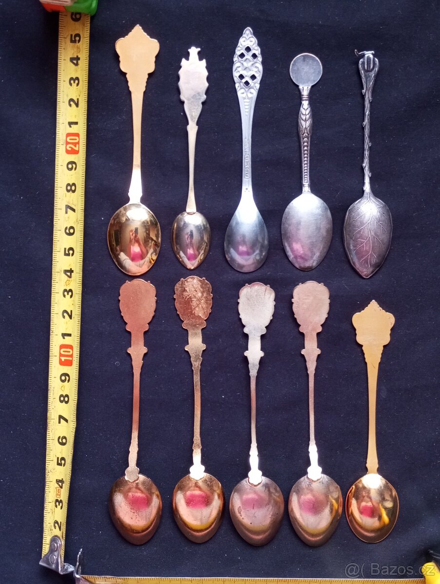 Sběratelské lžičky, vidličky, nože - celkem 106 ks - 7