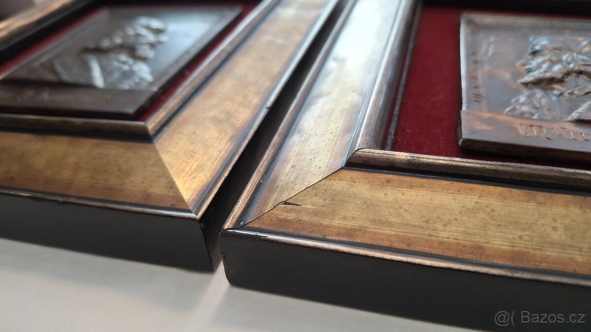 Sada starožitných obrázků 18x20cm - 7