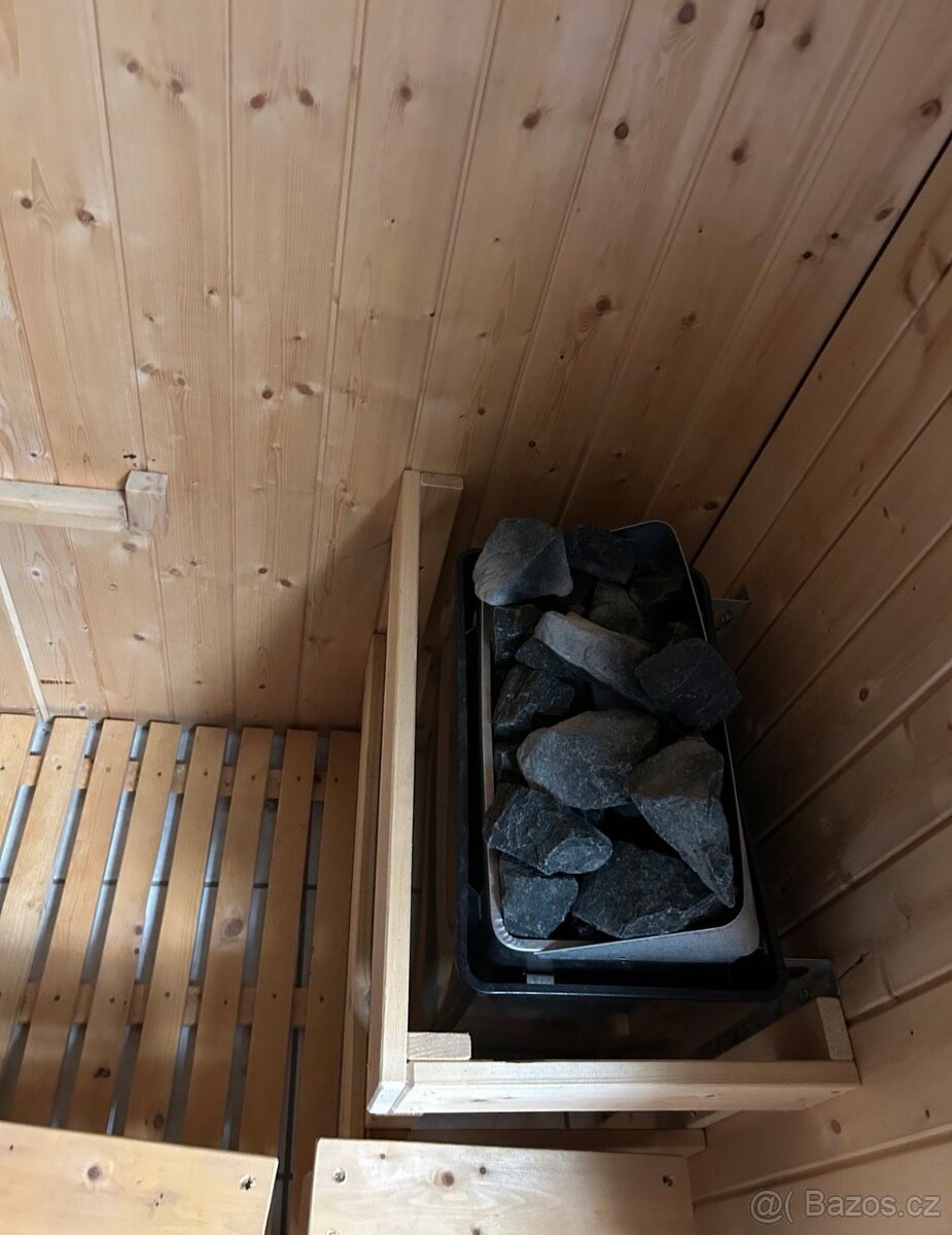 Finská sauna 160x160cm198v - 7