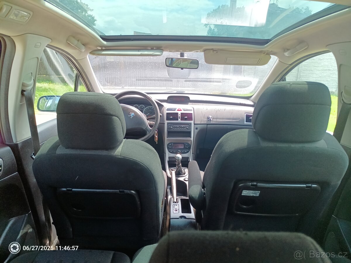 Peugeot 307 SW 1.6 HDI, 80 kW – klimatizace, panorama - 7