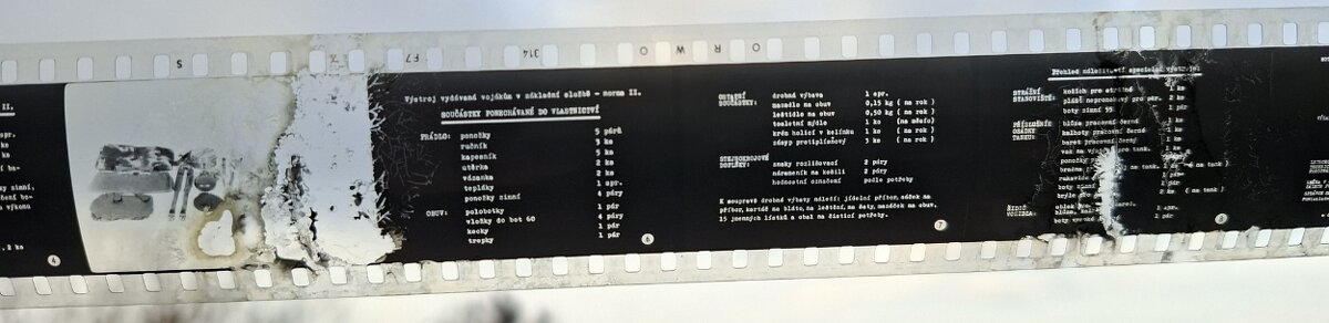 Vojenské výukové diafilmy ČSLA – 5 kusů - 7