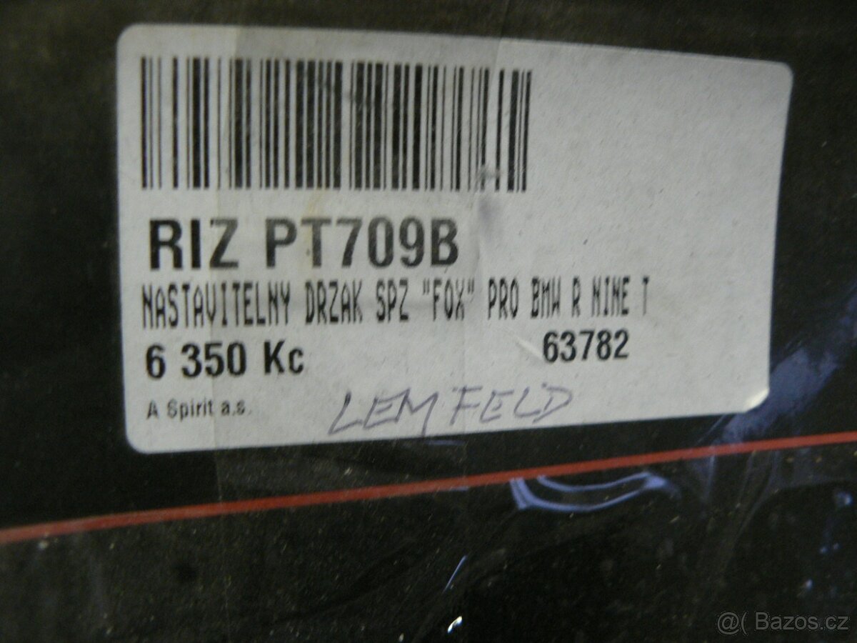 BMW R nine T - držák RZ včetně osvětlení RIZOMA - 7