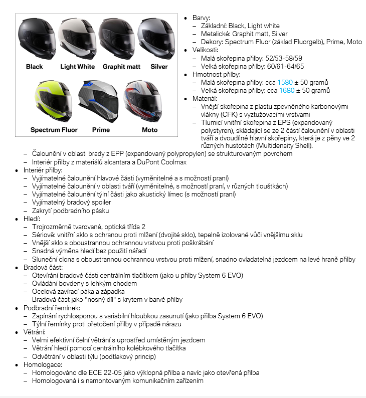 Přilba BMW 7 karbon Spektrum (vel. 58/59 ECE) - 7