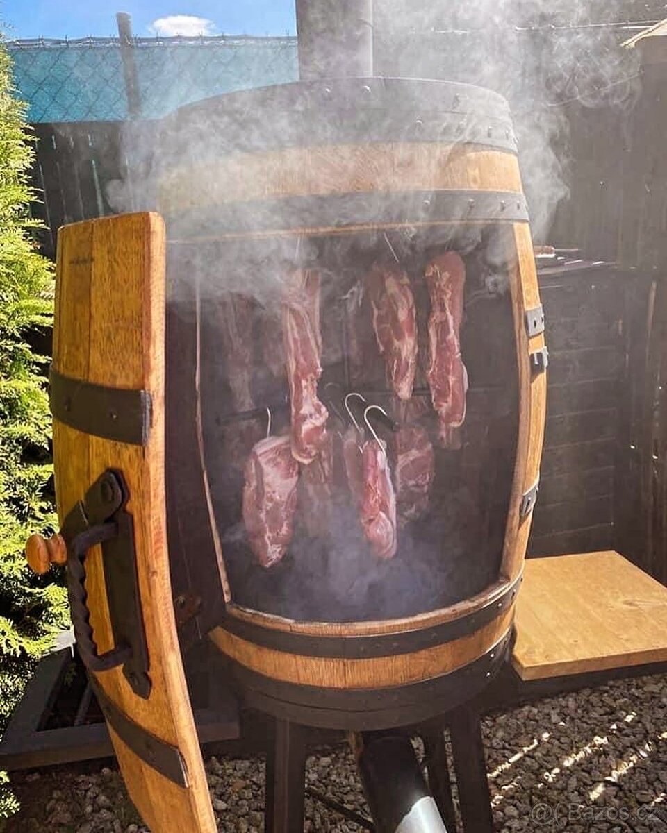 Udírna z dubového sudu - 7