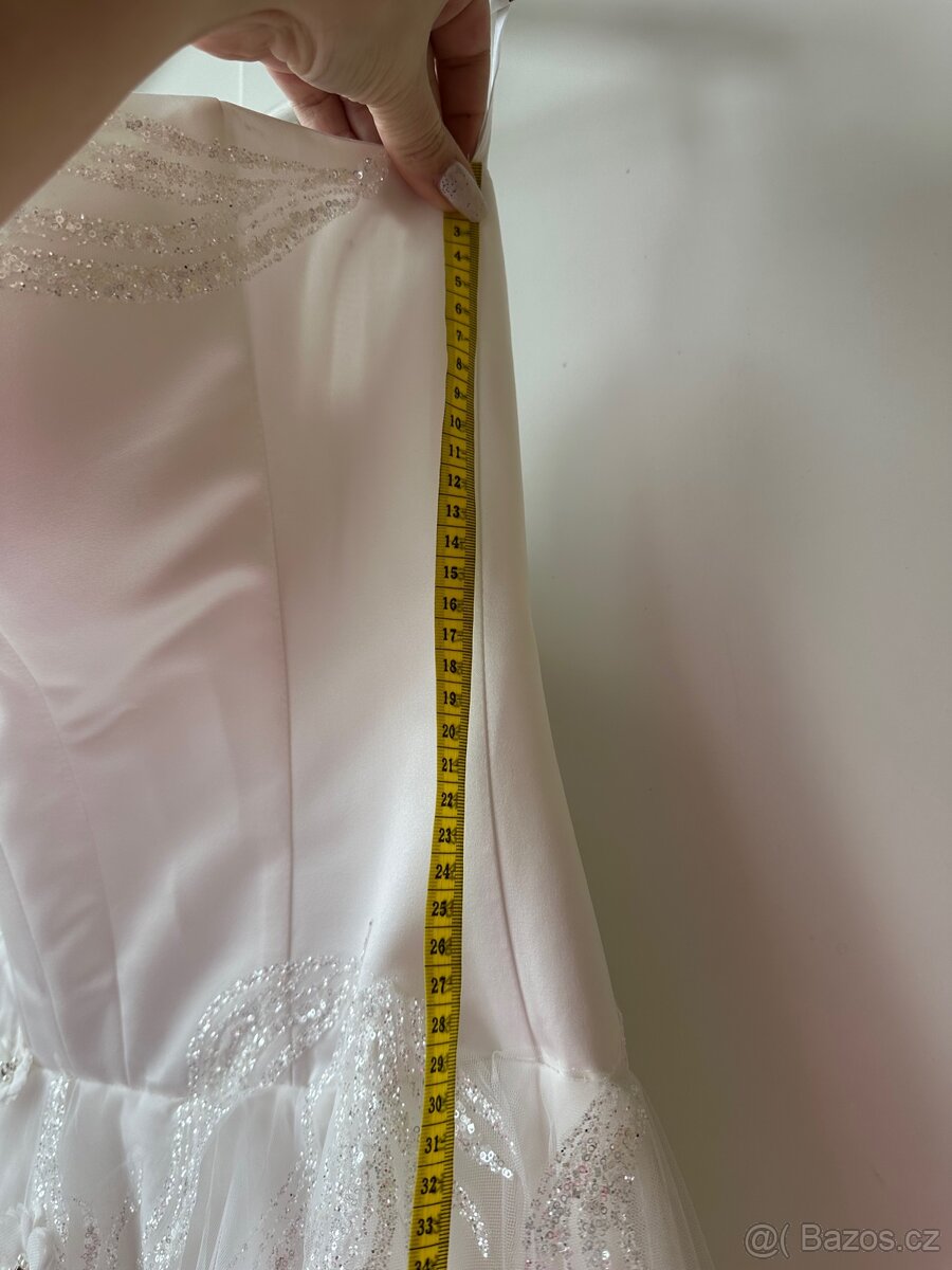 Svatební šaty nové vel XXL - 7