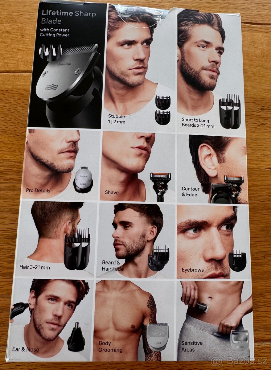 Zánovní Braun holící strojek Series 7 MGK7491, 17v1 - 7