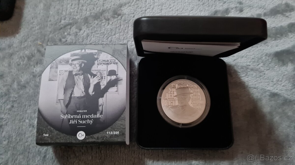 3ks Stříbrné medaile SEMAFOR - 7