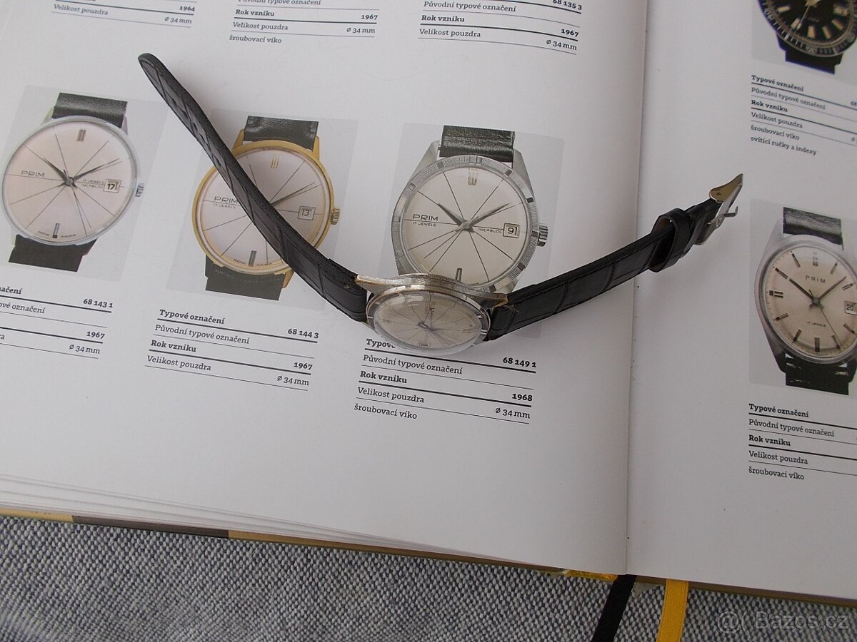 vzacne funkcni hodinky prim diplomat rok 1968 rare typ - 7