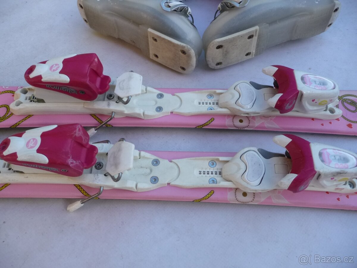 341. Detske lyže ROSSIGNOL - 100cm + boty LANGE 32 eu SET - 7