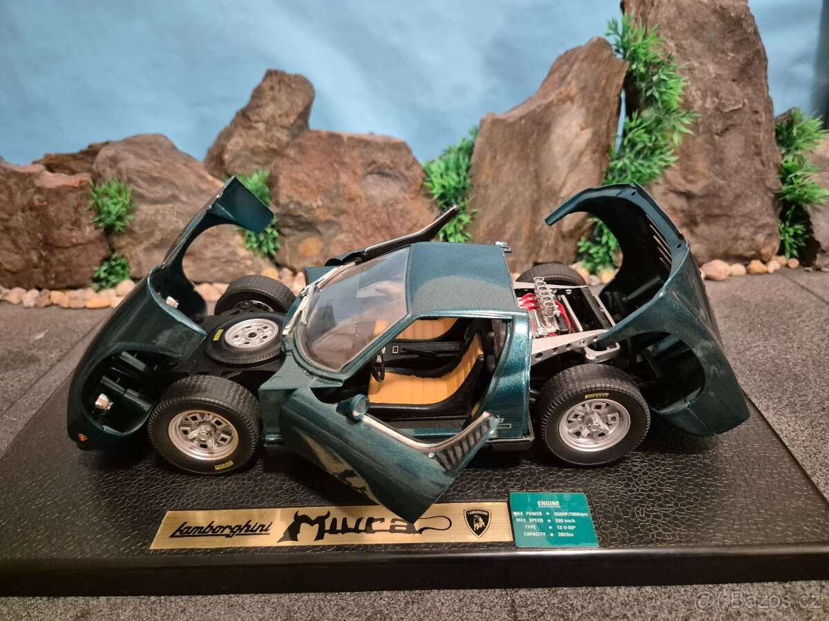 Prodám model 1:18 Lamborghini miura - 7