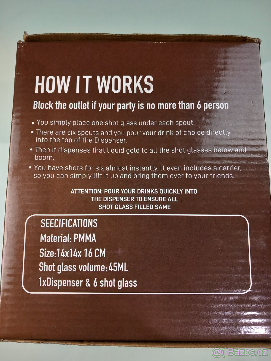 DÁVKOVAČ A DRŽÁK na panáky - 7