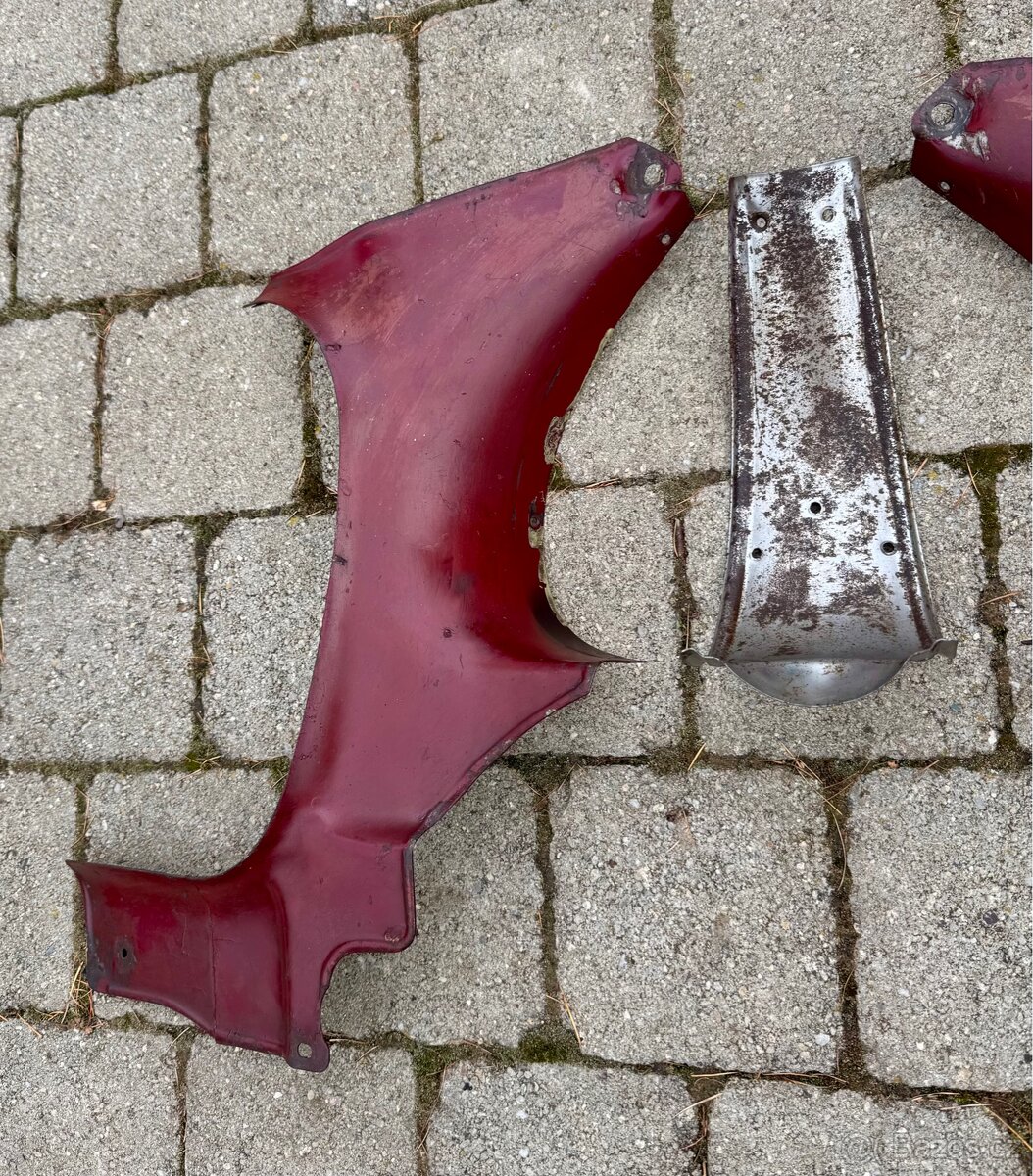 Jawa ČZ 250 353 kývačka - podsedlové plechy - 7