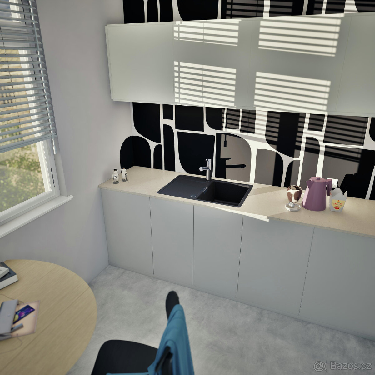 Dřez Schock Mono D-100S magma montáž do roviny s deskou - 7