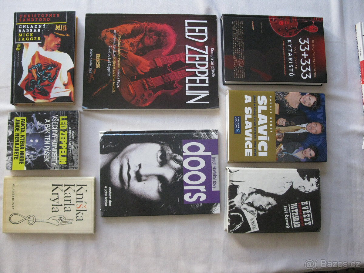 Knihy,Mick Jagger,BEATLES, DOORS,knížka Eva Jurinová - 7