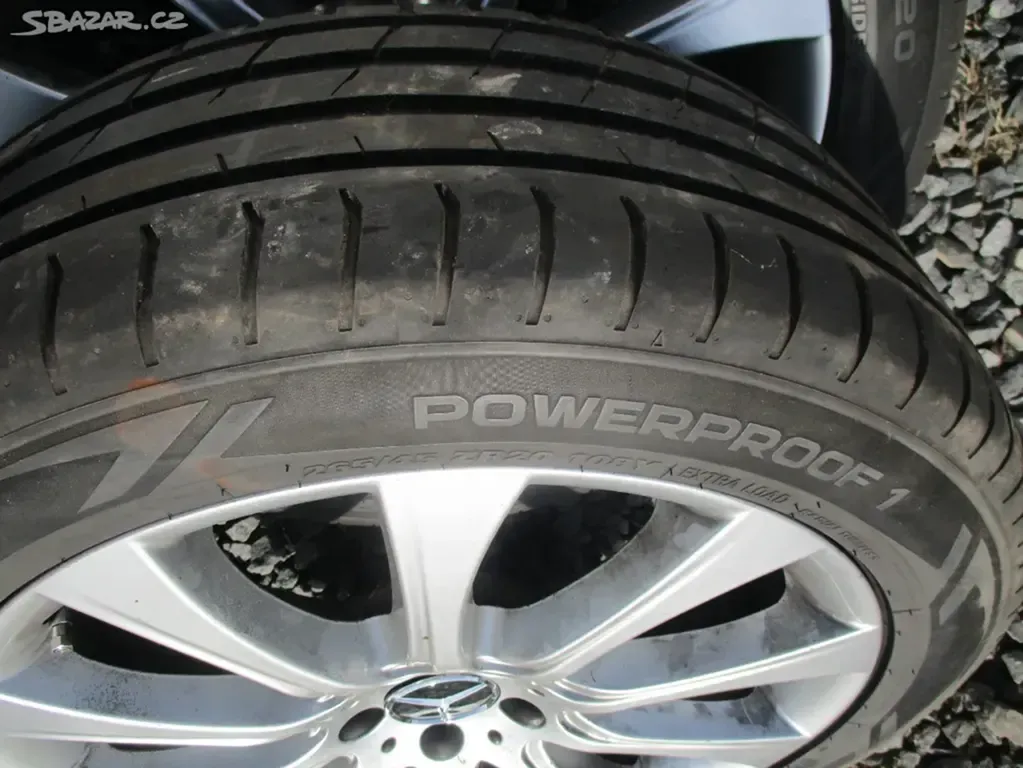 MERCEDES ALU KOLA 8,5X20 ET43 s pneu 265/45 zr20 - 7