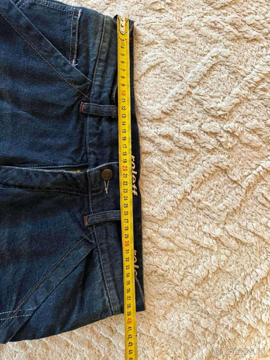 Dámské moto kevlarové jeansy - 7