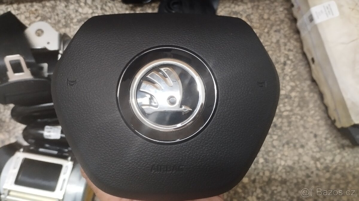 NOVÁ Originální airbagová sada Škoda Octavia head up4 nová - 7