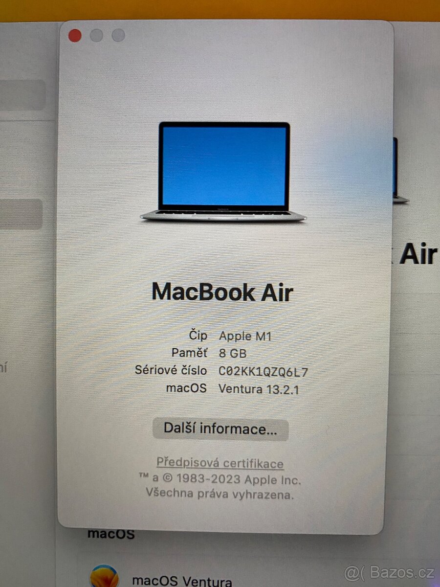 MacBook Air 2020 M1 256gb - 7