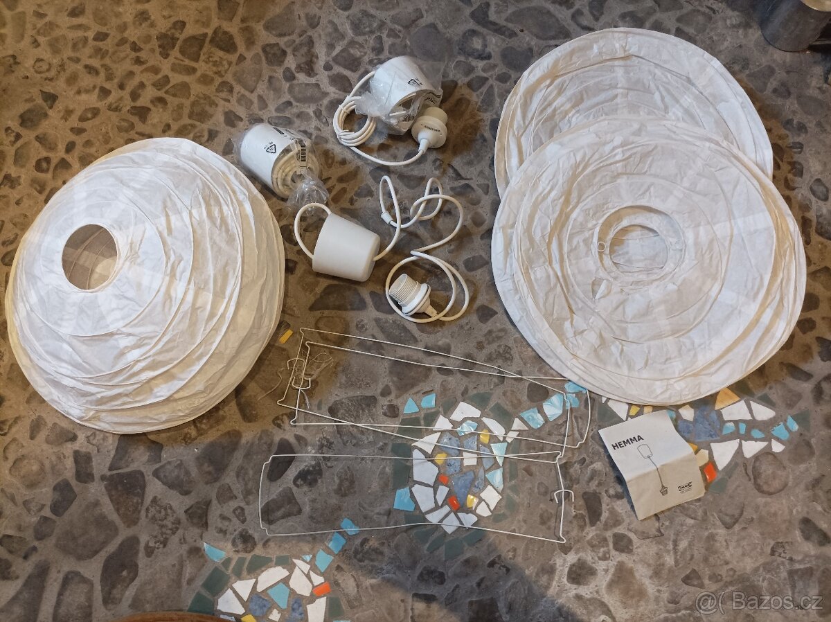 3ks Hemma Ikea objímka s cylindrem - 7