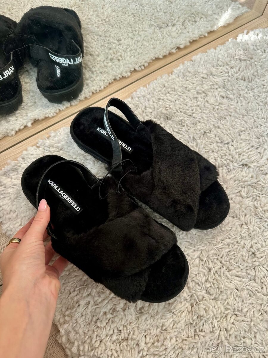 ČERNÉ PANTOFLE KARL LAGERFELD - 7