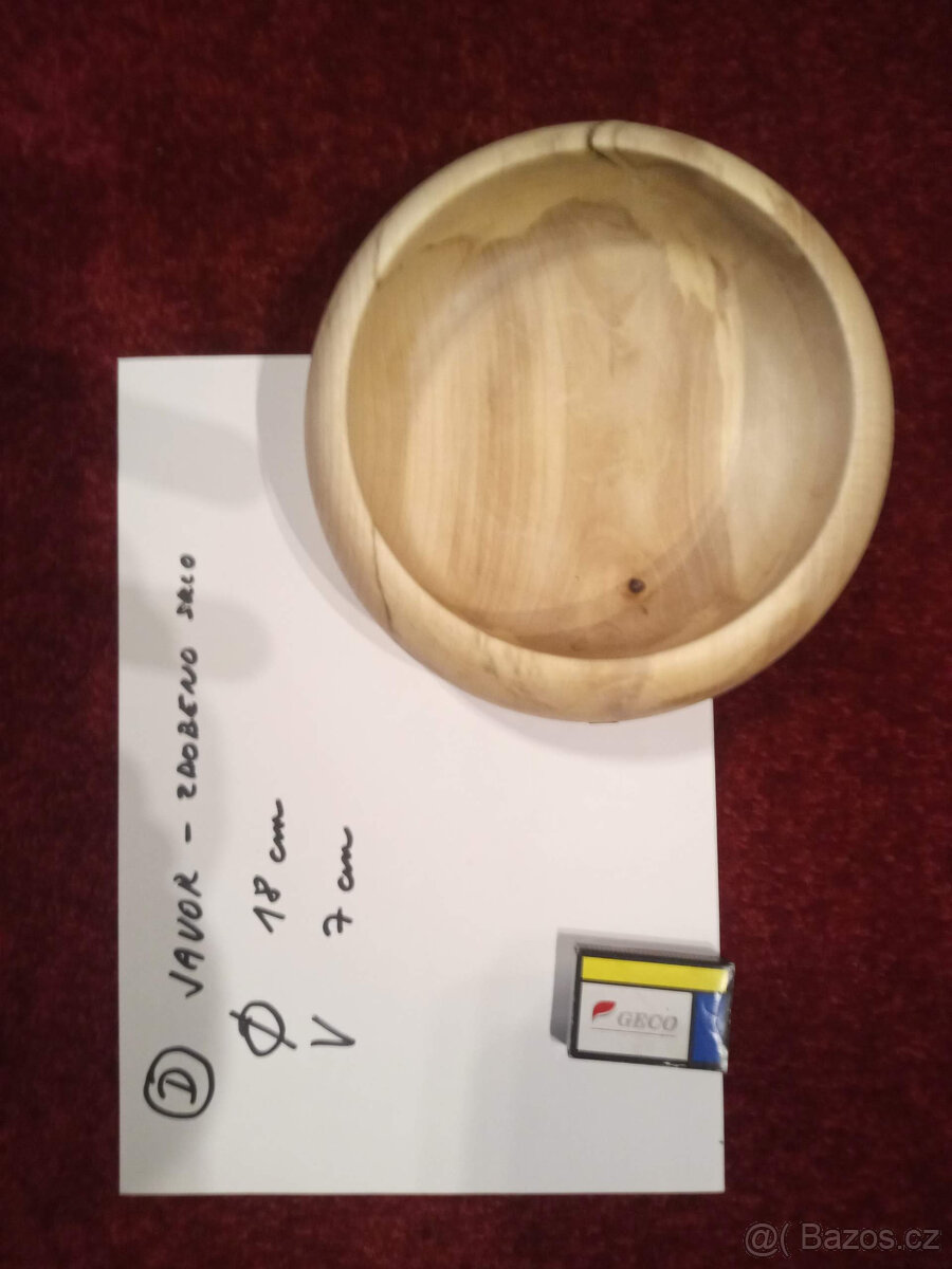 dřevěná miska - krásný a praktický dárek - 7