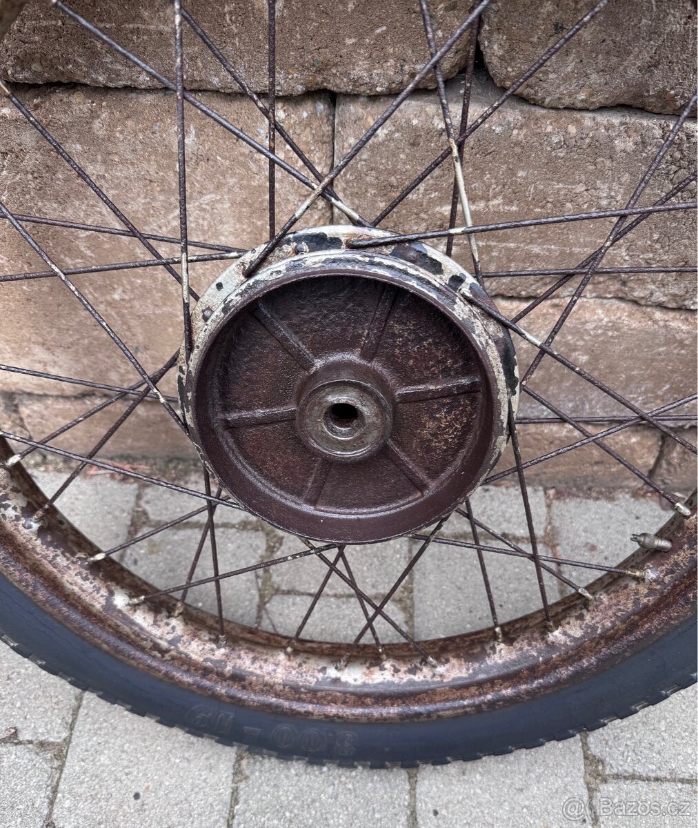 ČZ 175 250 předválečná - přední kolo - 7