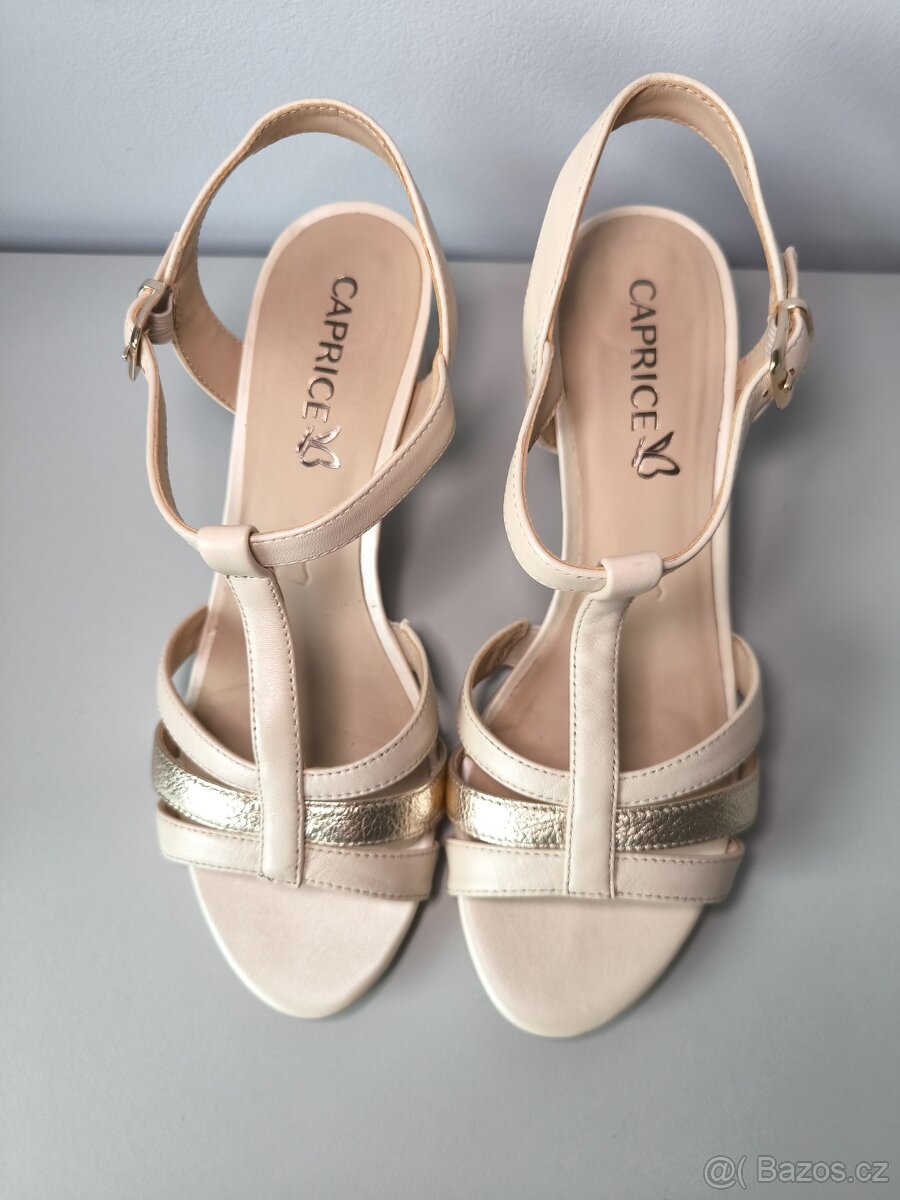 Dámské podpatkové sandály Caprice vel. 38 - 7