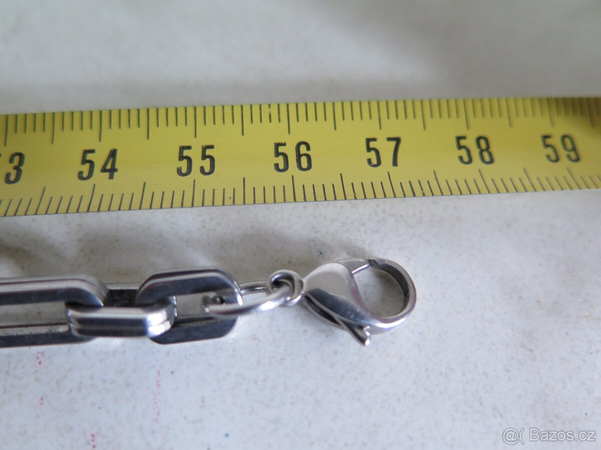 Pánský náhrdelník - přívěsek "STORM" + řetízek - ocel - 7